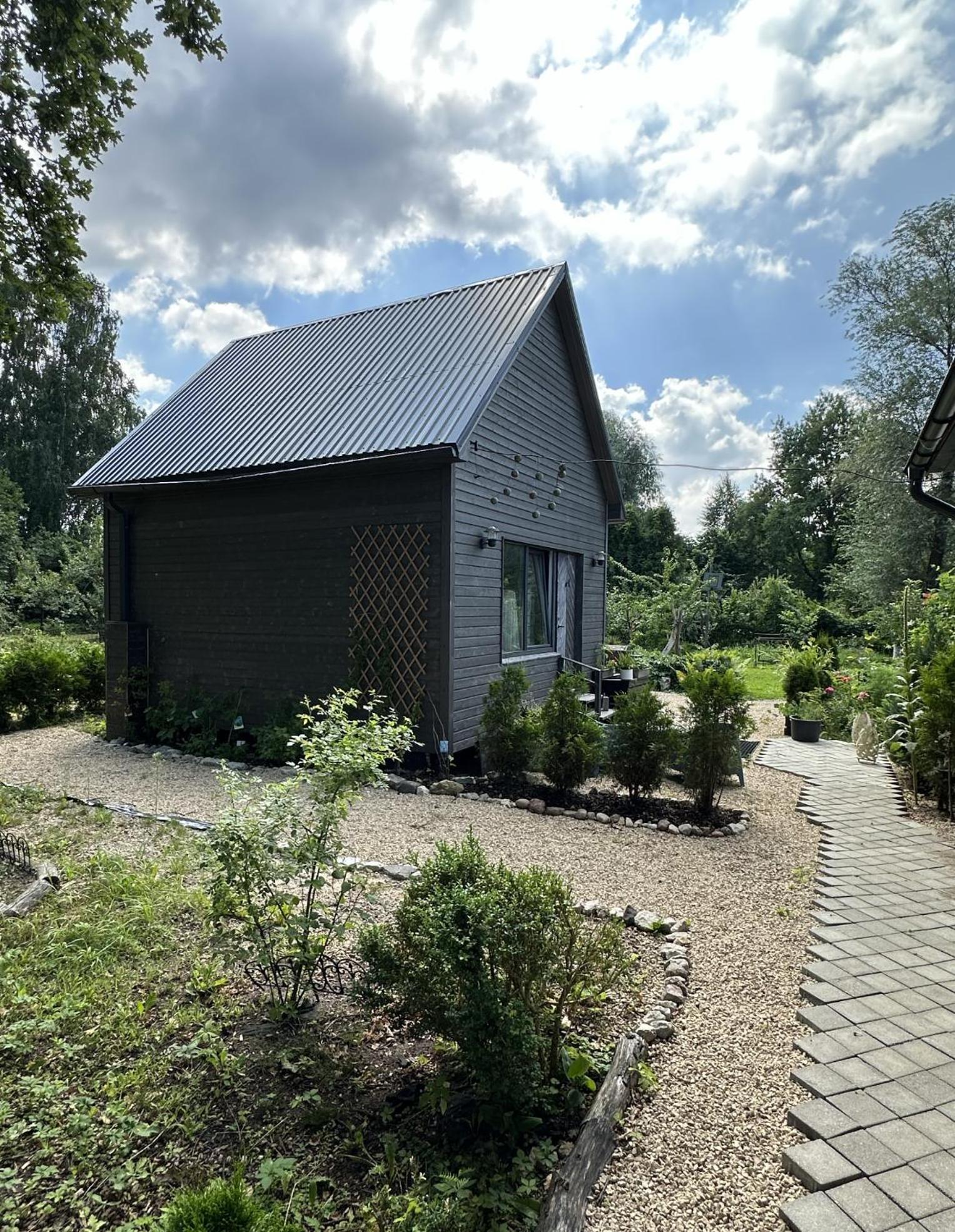 Villa Amazing Little House On An Island With Garden Riga Exterior foto